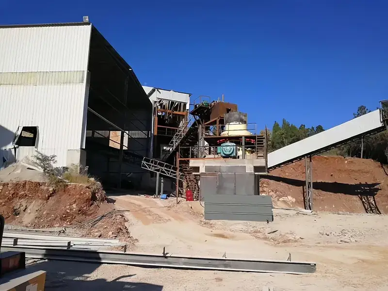 1000 طن/ساعة مشروع تكسير الدولوميت في هوبي