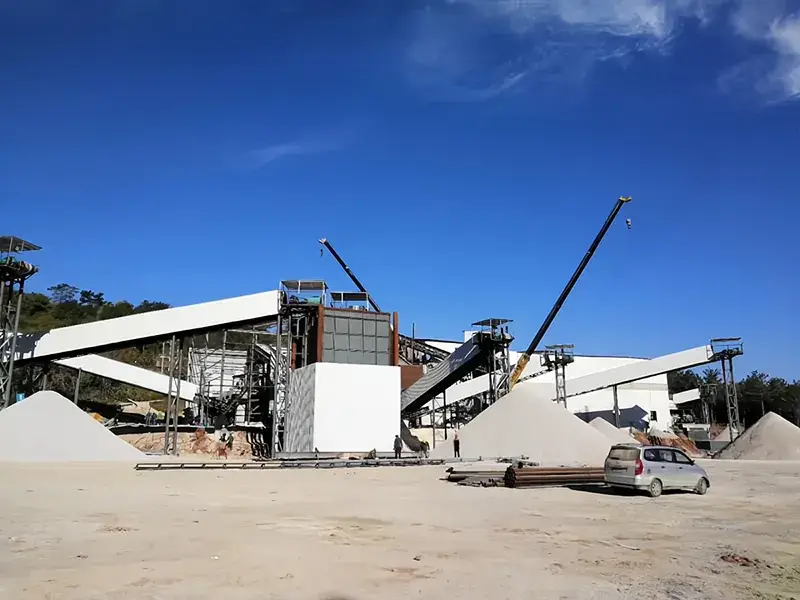 1000 طن/ساعة مشروع تكسير الدولوميت في هوبي