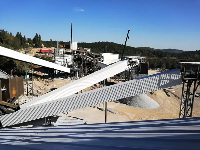 1000 طن/ساعة مشروع تكسير الدولوميت في هوبي