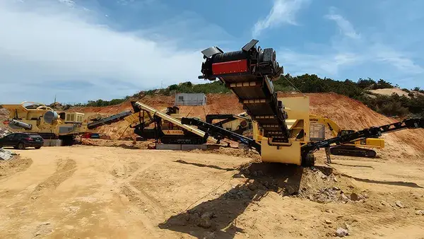 300 طن/ساعة محطة تكسير جرانيت متنقلة في فوجيان