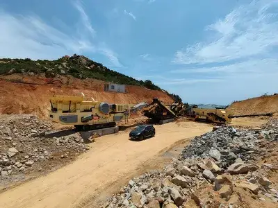 خط إنتاج ركام الجرانيت