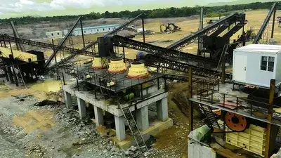 خط إنتاج ركام في تشونبوري، تايلاند