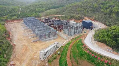 مشروع محطة الركام لشركة جوووشينغ في جينغمين، هوبي