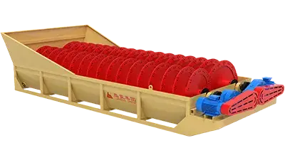 غسالة رمل حلزونية