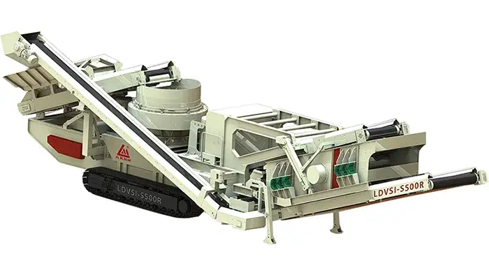 محطة تصنيع الرمل بالكسارة التصادمية العمودية (VSI)