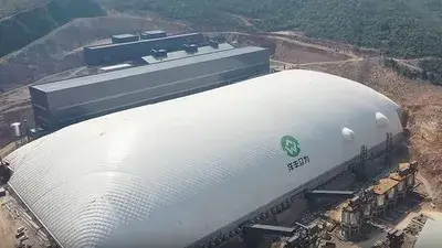 مشروع مصنع الركام لشركة Yangfeng Zhongwei في جينغمين، هوبي