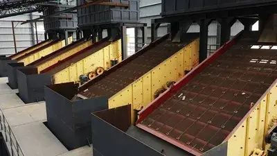 غربال اهتزازي مستخدم في مشروع Wuzhou City Investment (Huaqun) في قوانغشي