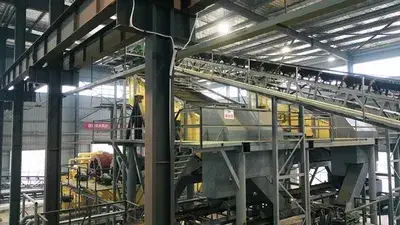 غربال اهتزازي مستخدم في مشروع Changtou Jinrunyuan في تشيجيانغ، هوبي