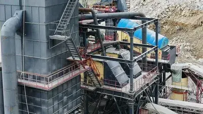 غربال اهتزازي مستخدم في مشروع مصنع تصنيع الرمل في فوجيان