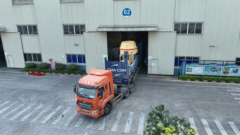 Leimeng crushing equipment leaving workshop for Tanzania project delivery
