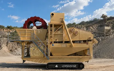Track-Mounted Mobile Sand Washing Plant with Fine Sand Recovery
