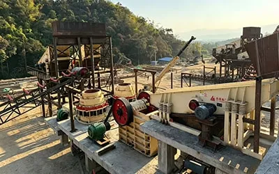 Update | Leimeng Supports Granite Crushing Line in Myanmar